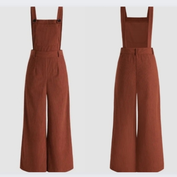 Cider Pants - Cider Size. 1X | 16 Corduroy Wide Leg Overalls